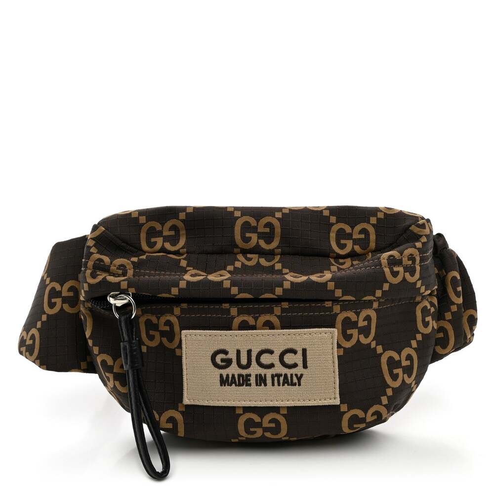 Gucci Recycled Polyester Jumbo Gg Belt #342261G69B